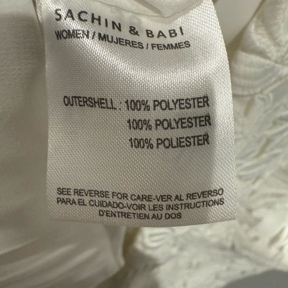 NWT Sachin & Babi Mon Coeur Lace Mini Dress w/ Heart Cutout Size 6 - Picture 9 of 12